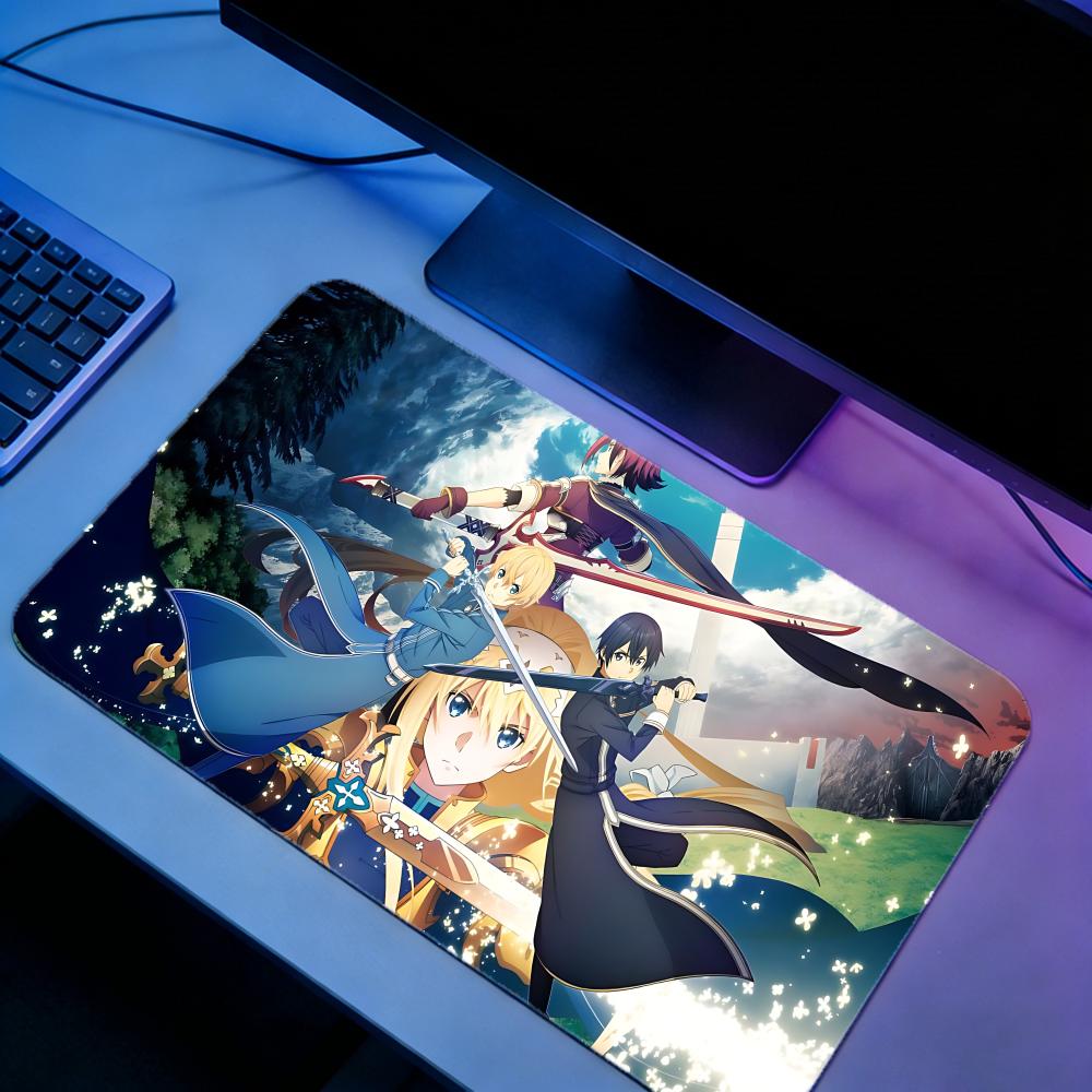 Gaming Mouse Pad SSword Art On - огляд і ціна Desk Setup Online