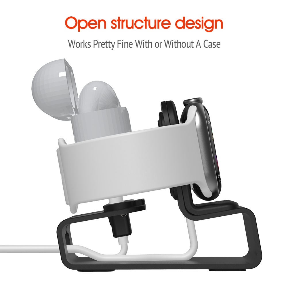 2 in 1 Aluminum Charging Stand - огляд і ціна Desk Setup Apple
