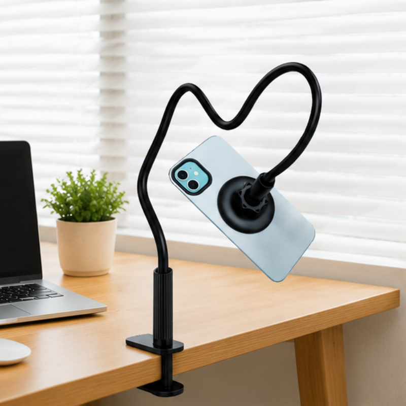 Magnetic 360° Lazy Mobile Phon - огляд і ціна Desk Setup Apple