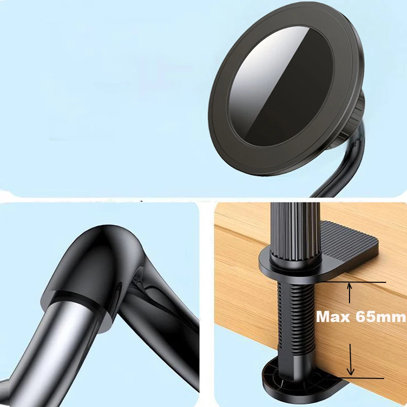 Magnetic 360° Lazy Mobile Phon - огляд і ціна Desk Setup Apple