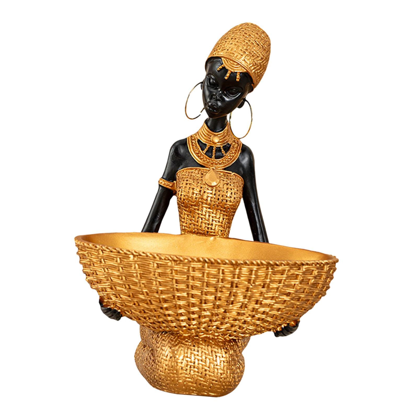Luxury African Woman Statue Re - огляд і ціна Desk Setup Shelf