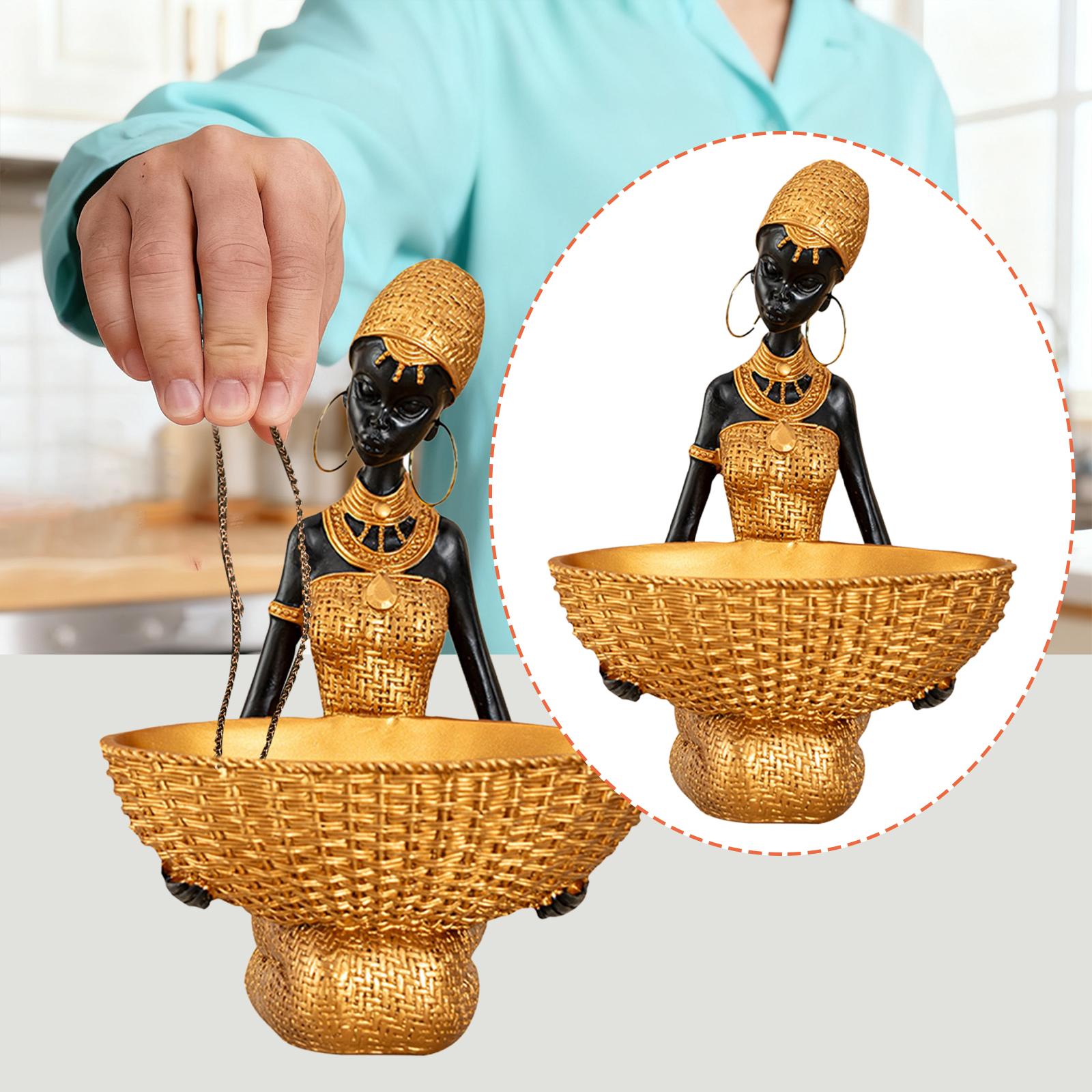 Luxury African Woman Statue Re - огляд і ціна Desk Setup Shelf