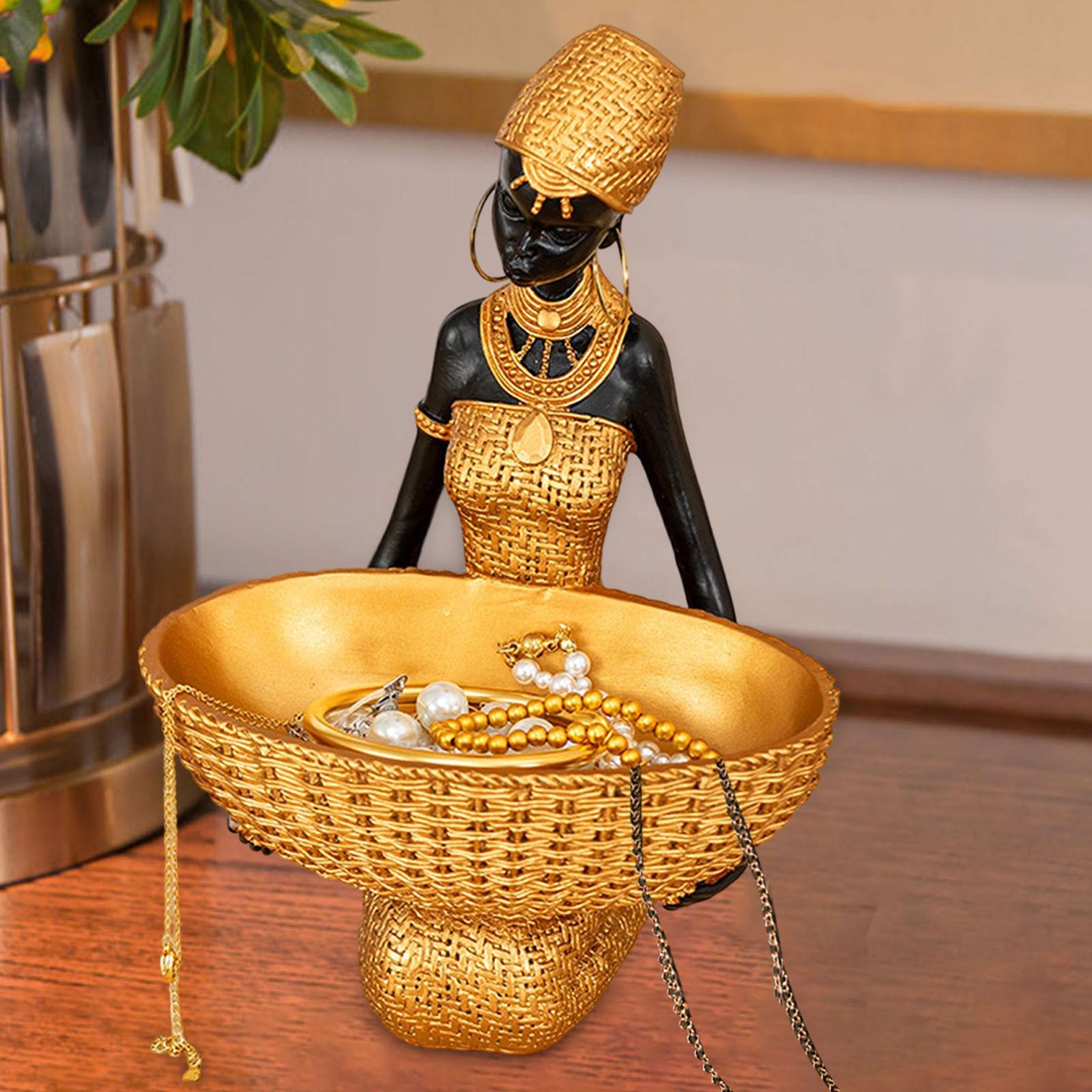 Luxury African Woman Statue Re - огляд і ціна Desk Setup Shelf