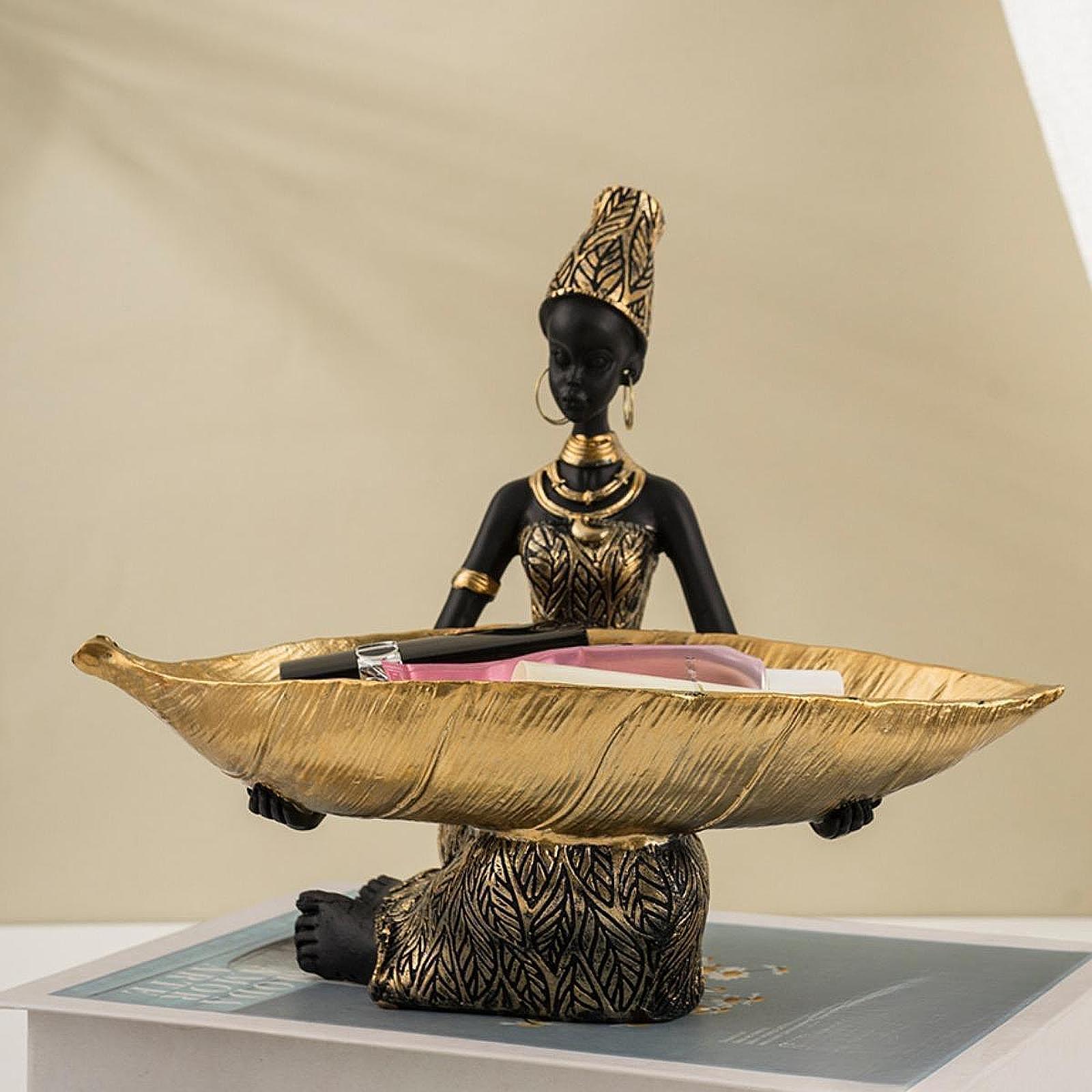 Resin Ornament African Woman S - огляд і ціна Desk Setup Shelf