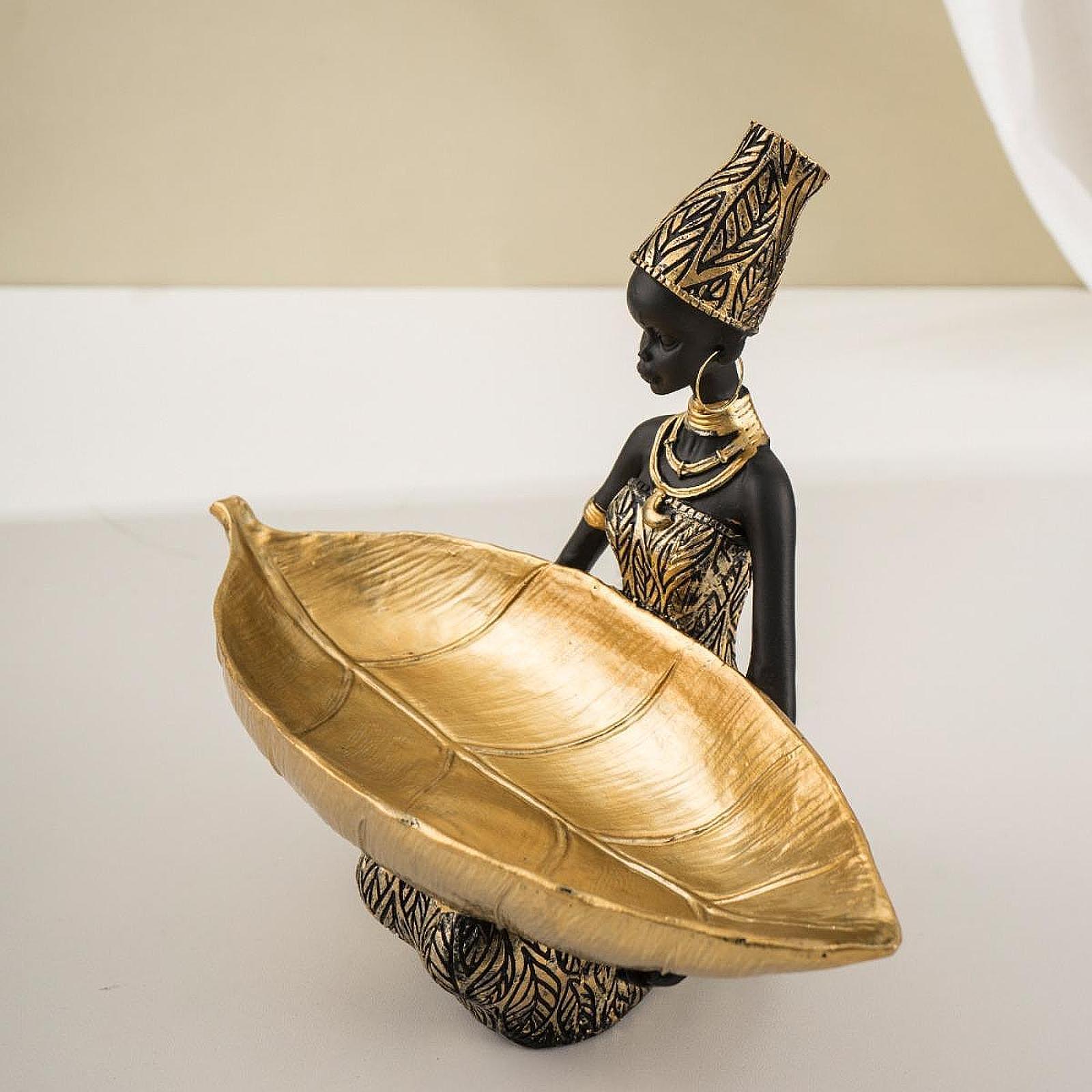 Resin Ornament African Woman S - огляд і ціна Desk Setup Shelf