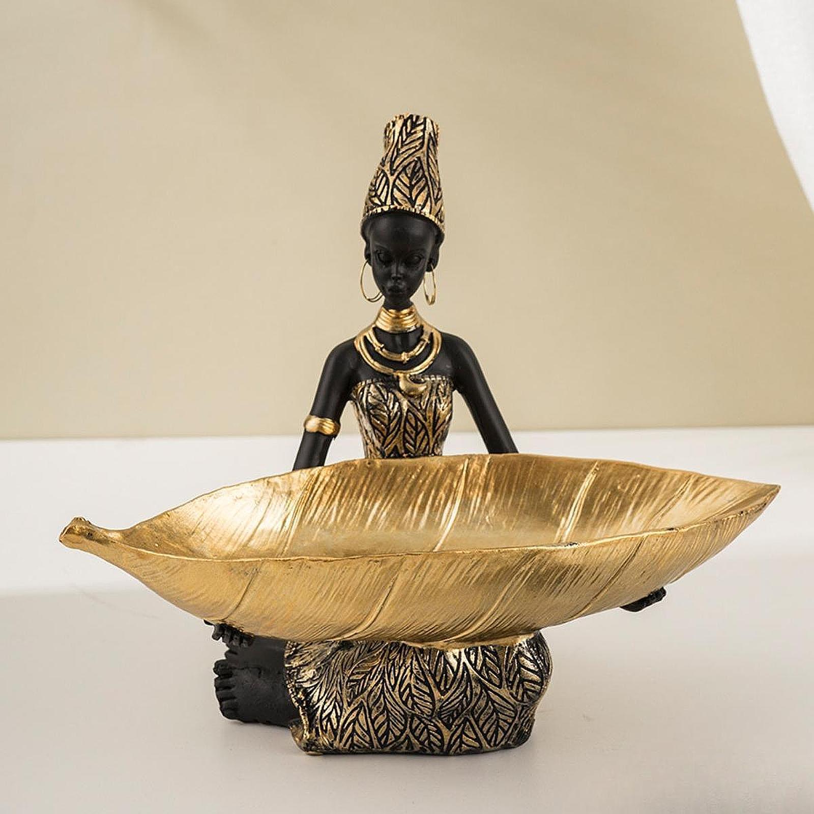 Resin Ornament African Woman S - огляд і ціна Desk Setup Shelf